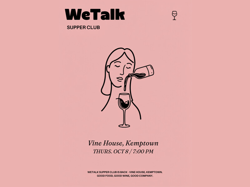 Autumn Supper Club with Nikita Dare, Vine House Brighton, 8 October